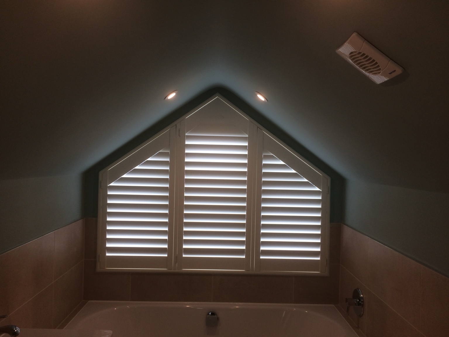 Triangle shutters
