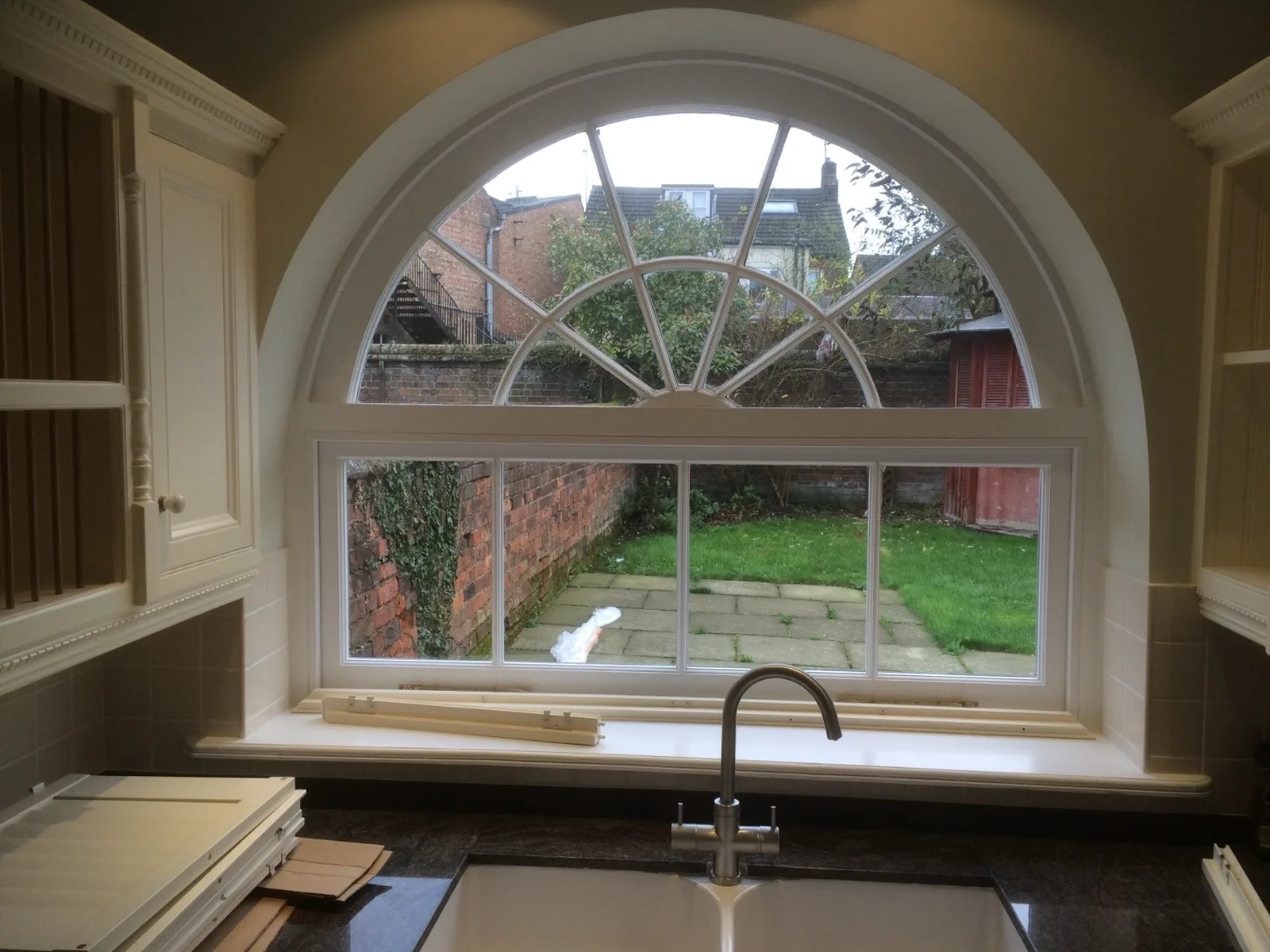 Before shutter installation
